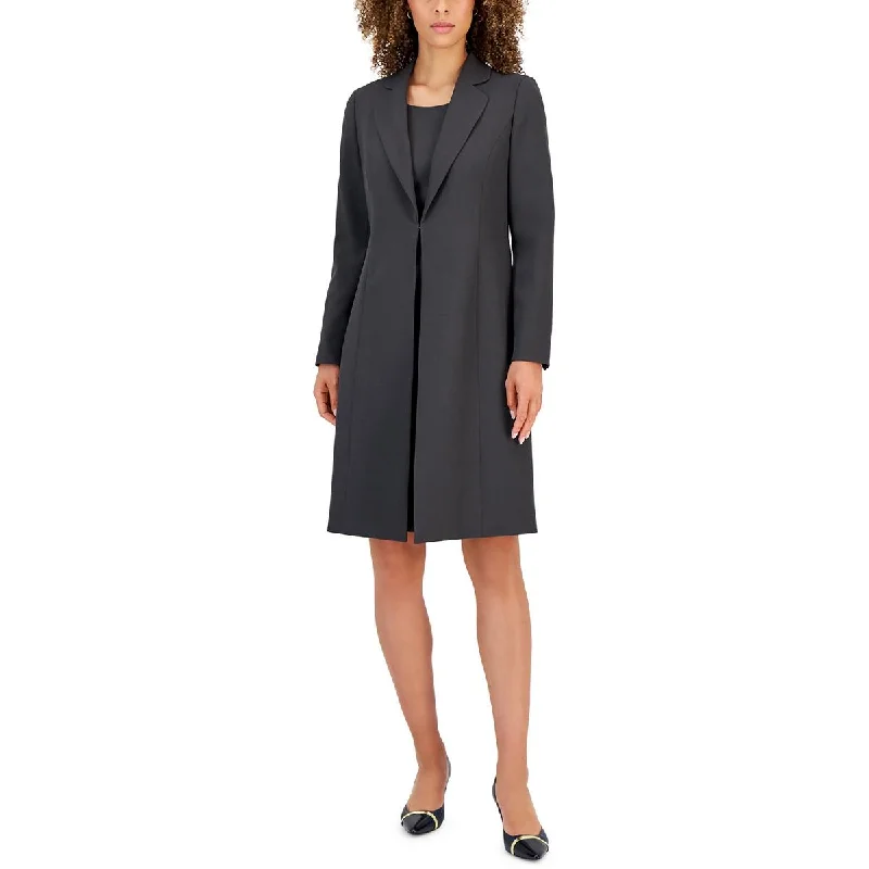 Comfortable Glam Street Glam Wearables Le Suit Womens Topper Long Duster Blazer