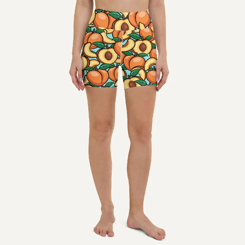 Polished Look Comfortable Fashion Look Peaches High-Waisted Shorts