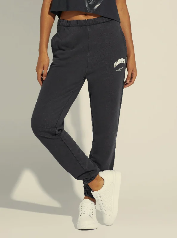 Stylish Comfort Urban Fashion Style Black Bryony Active Logo Trackpants