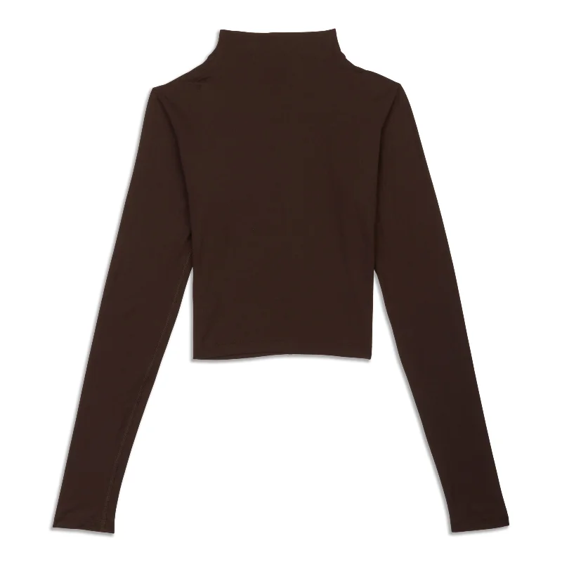 All Aligned Mockneck Long-Sleeve Shirt - Resale