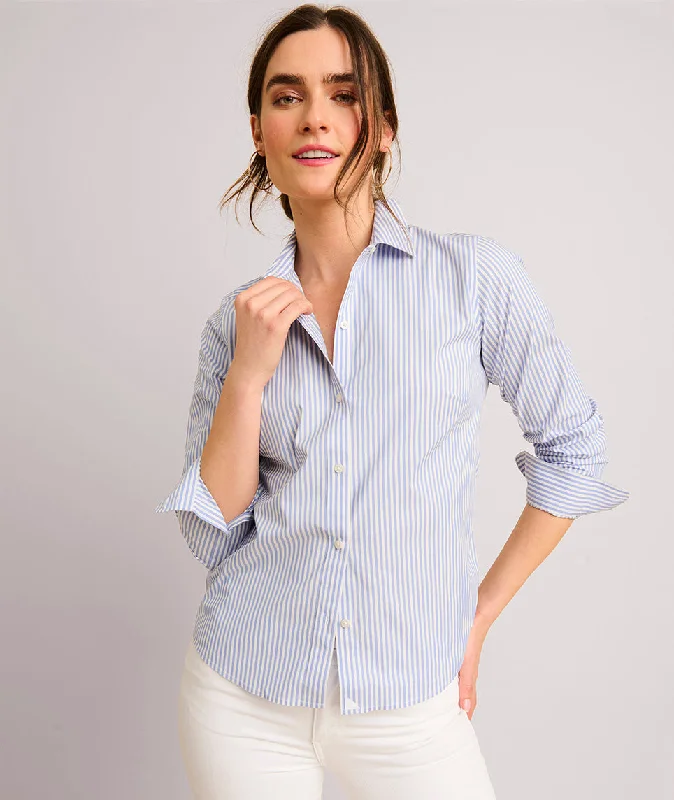 Wrinkle-Free Stretch Cotton Bella Shirt