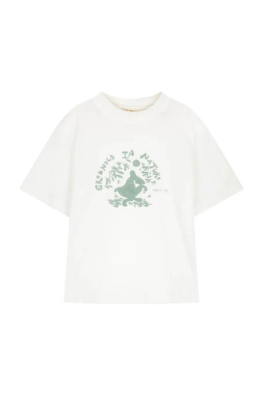 GROUNDED EARTH KIDS TEE - SAGE