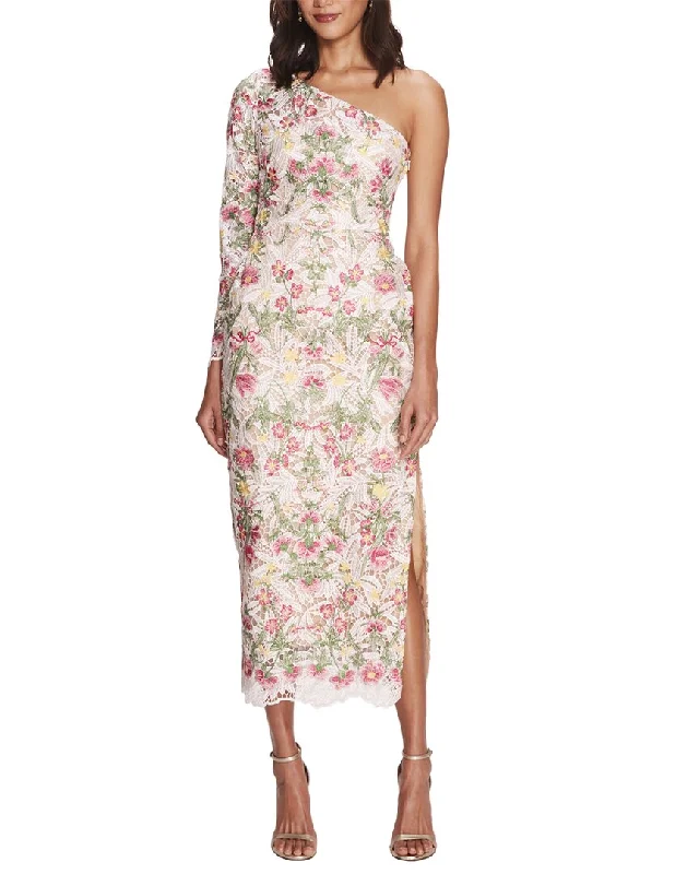 Marchesa Notte Midi Dress