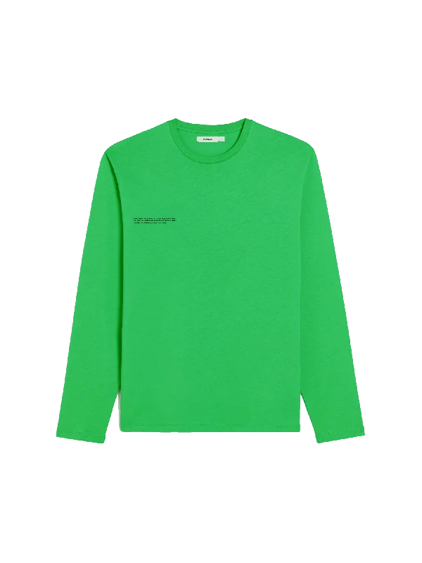 Womens 365 Midweight Long Sleeve T-shirt—Jade Green