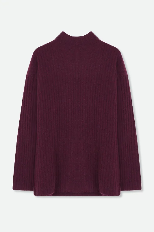 SANA HIGH NECK IN ITALIAN MERINO YAK CASHMERE