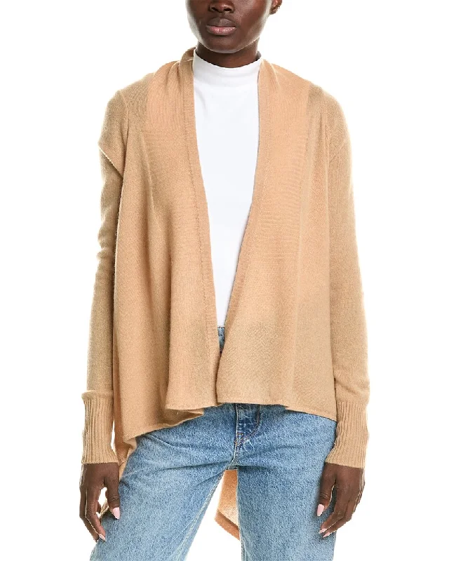 QUINN Cropped Shawl Collar Cashmere Cardigan