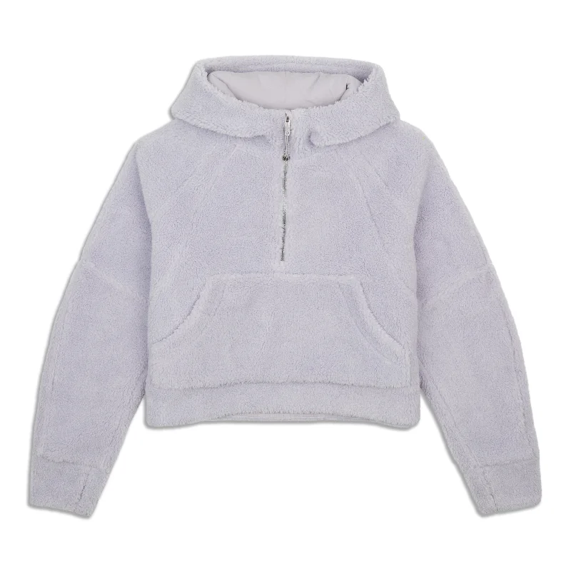 Scuba Oversized Half-Zip Fleece Hoodie - Resale