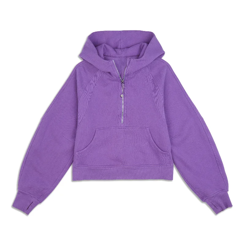 Scuba Oversized Half-Zip Hoodie