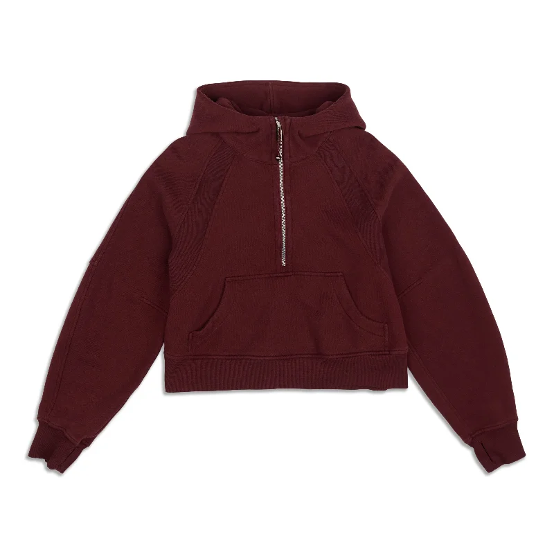 Scuba Oversized Half-Zip Hoodie