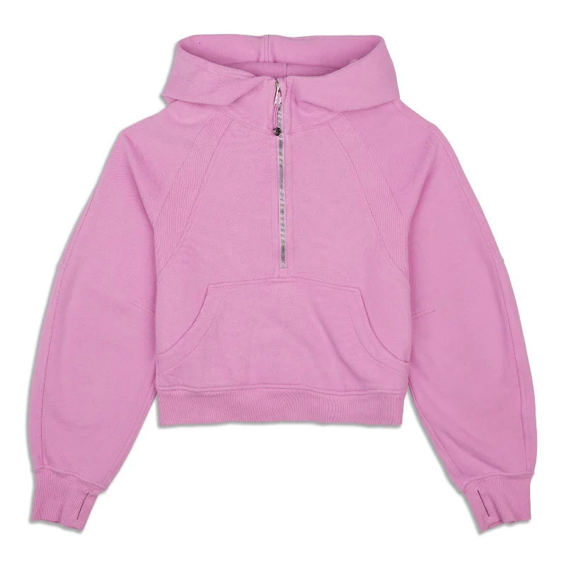 Scuba Oversized Half-Zip Hoodie