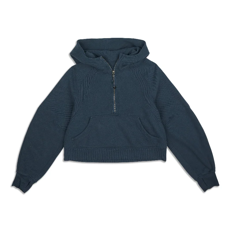 Scuba Oversized Half-Zip Hoodie - Resale