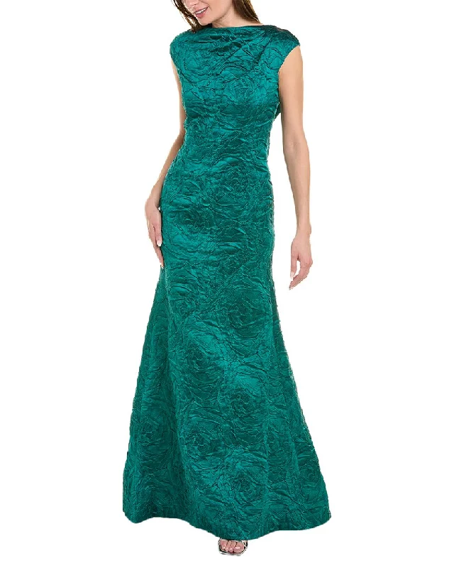 Teri Jon by Rickie Freeman Jacquard Gown