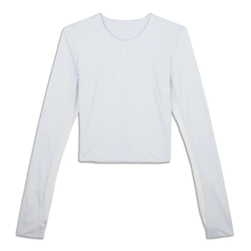 Tight-Fit Lined Long-Sleeve Shirt - Resale