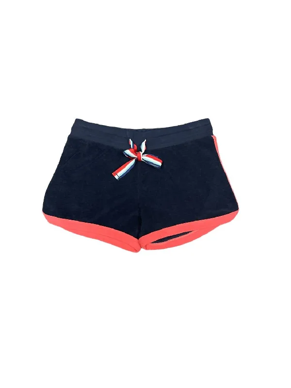 Loop Terry Dolphin Shorts In Indigo