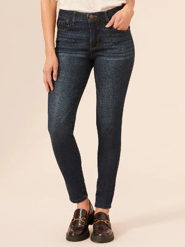 Luxe High Rise "Ab"solution® Ankle Length Skinny Jeans