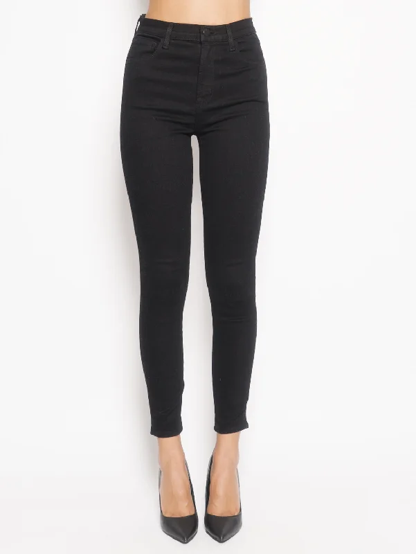 Jeans Leenah High Rise Ankle Skinny Nero