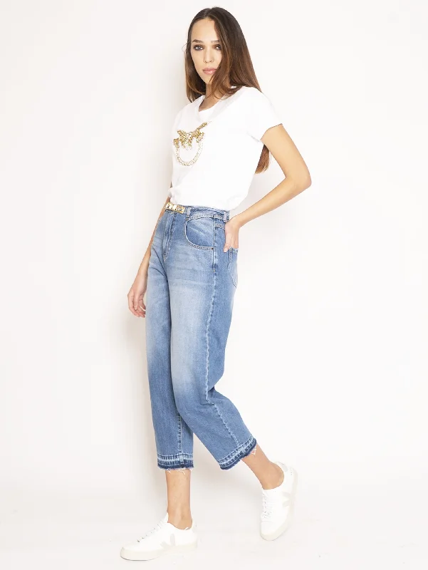 Jeans a Uovo Denim Vintage