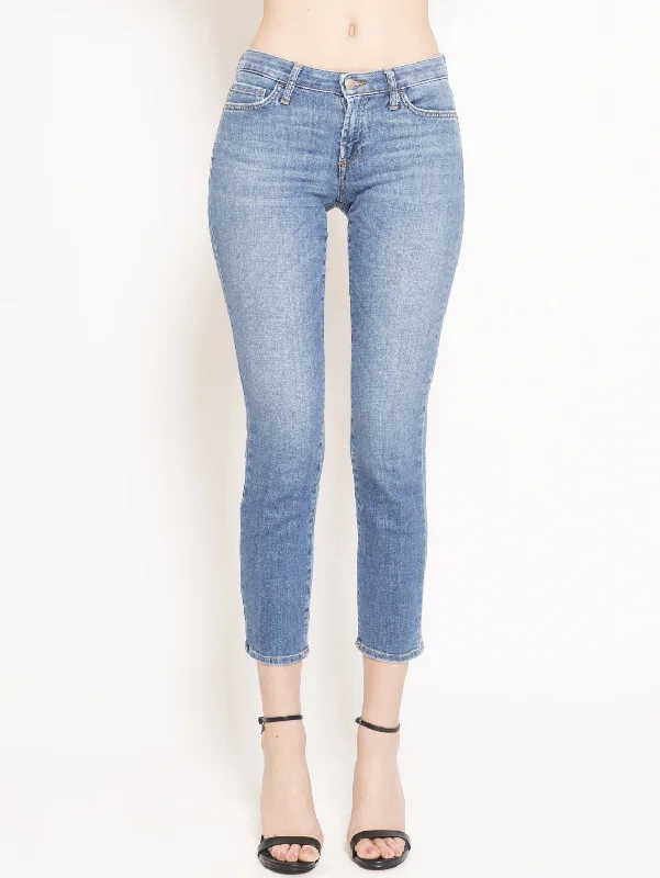 Jeans Straight Flo Cut Stretch Noosa Blu