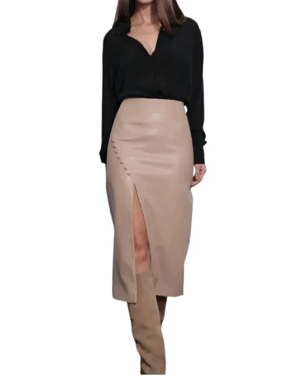 Saskia Skirt In Tan