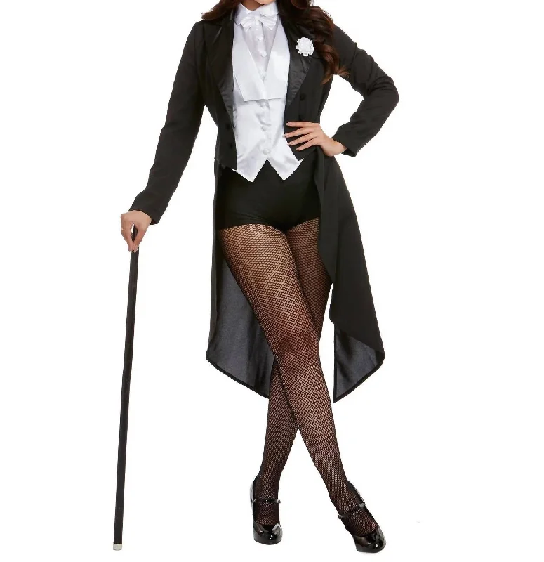 Women's Dames Like Us Costume In Black/white