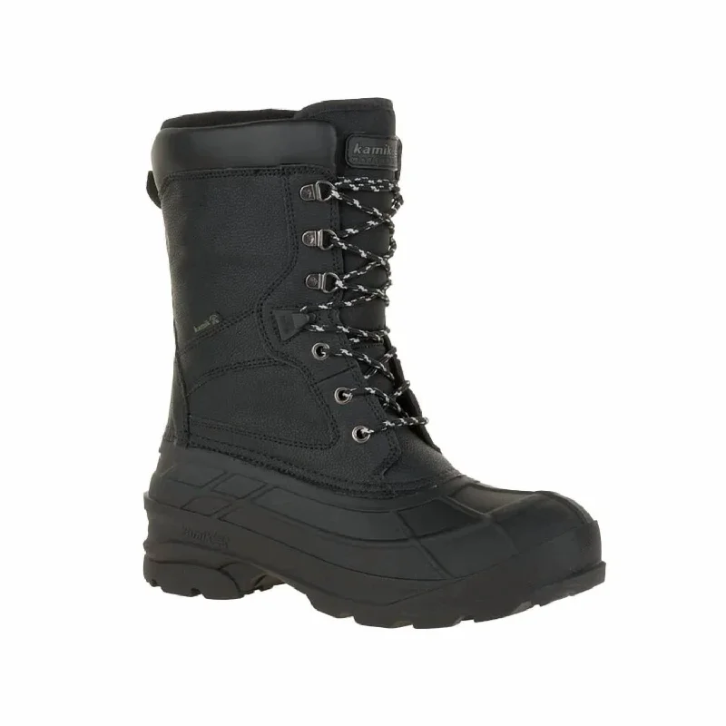 Women's Nation Pro 11" Winter Boot - Wide Width In Black