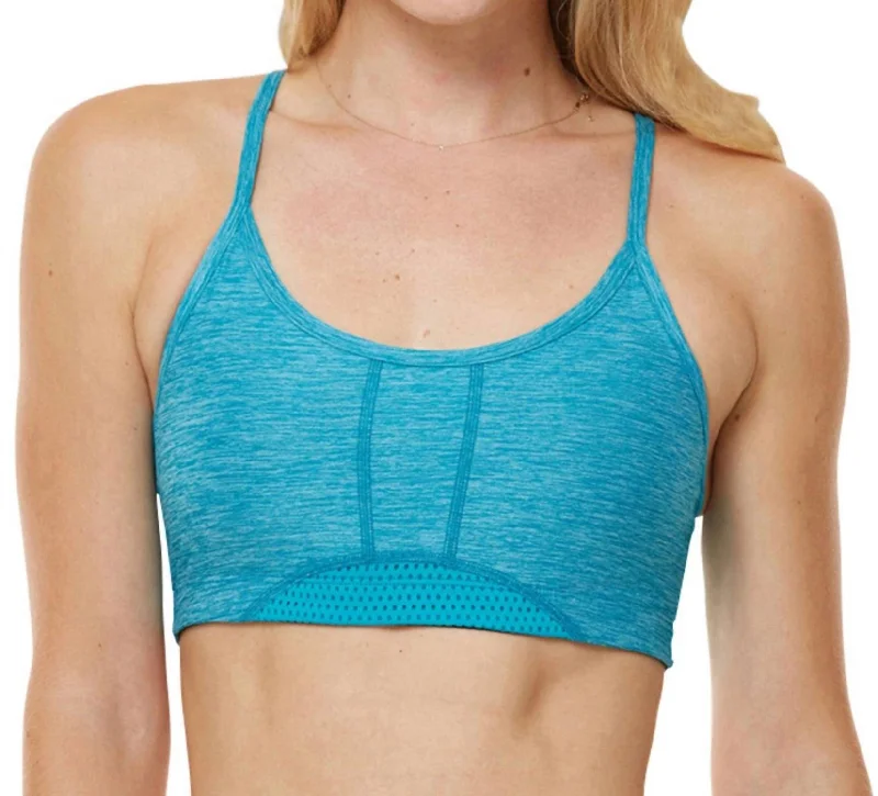 Bold Looks Vintage Glam Style Knowledge And Elegance Exceed Low Impact Sports Bra In Tile Blue Bold Looks Vintage Glam Style Knowledge And Elegance Exceed Low Impact Sports Bra In Tile Blue